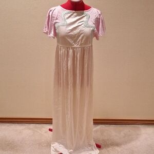 Vintage 70's Bill Tice Gorgeous Saks Fifth Ave Night Gown 15" Pit to Pi